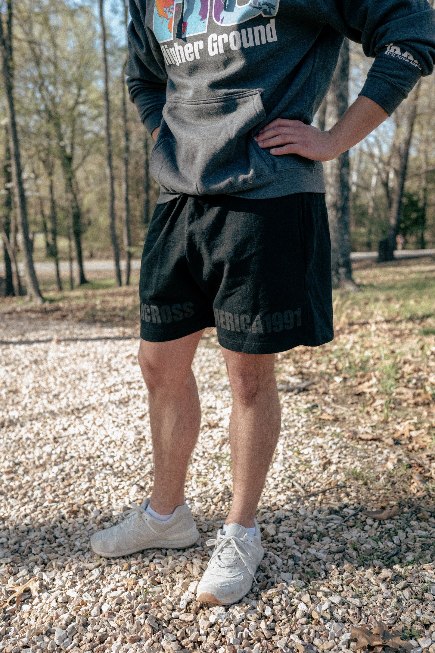 Black Terry Shorts
