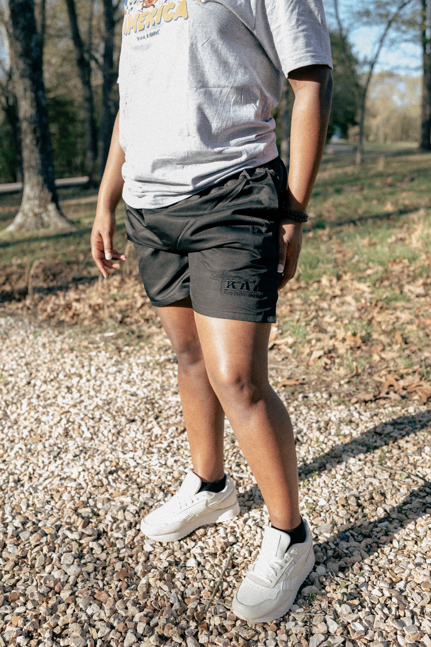 Black Running Shorts