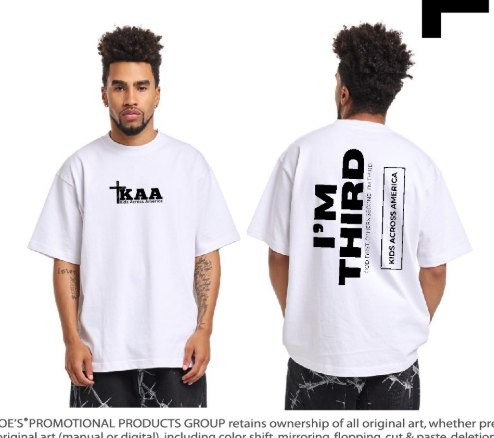 I'm Third White Tee