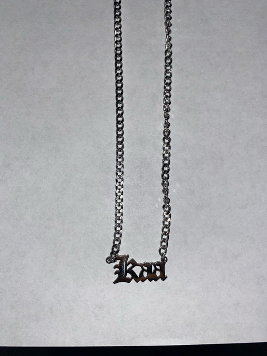 Silver "KAA" Necklace