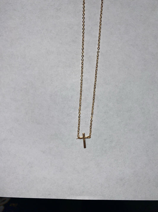 Gold "Cross" Necklace